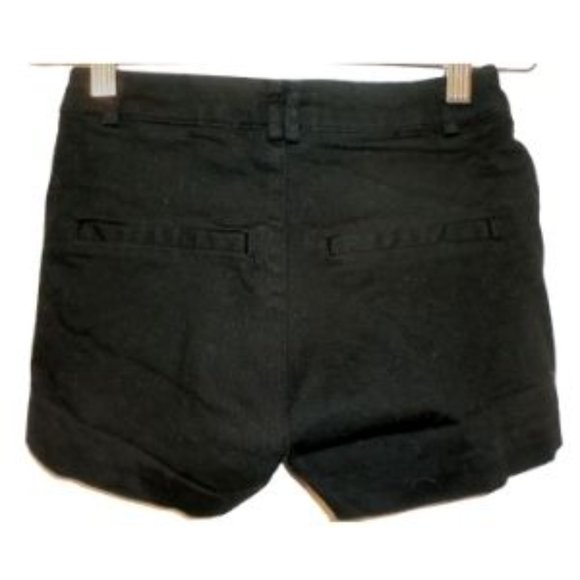 Black Denim Shorts - Picture 2 of 2
